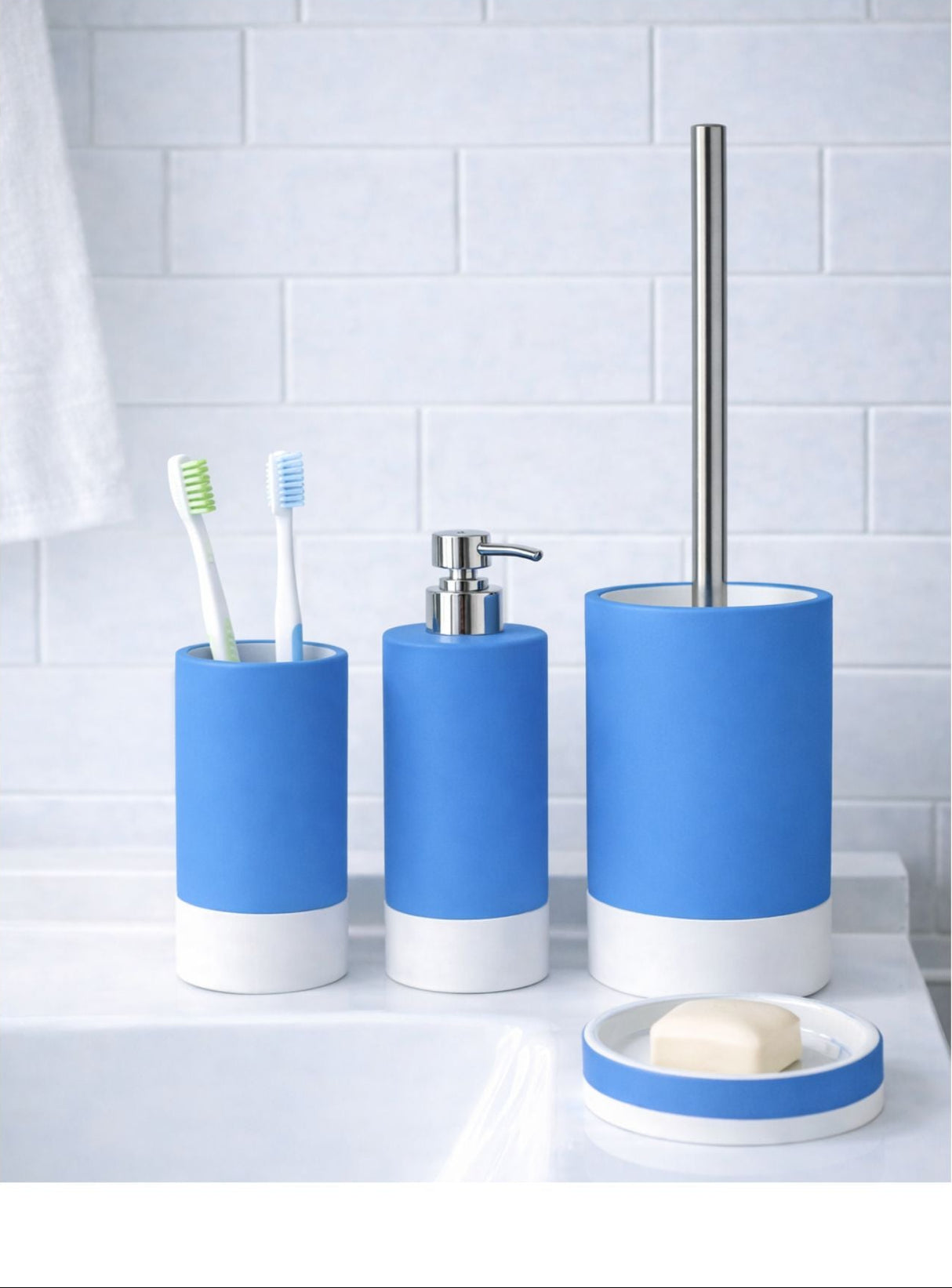 GEDY - SET ACCESSORI BAGNO - SERIE NEW MIZAR