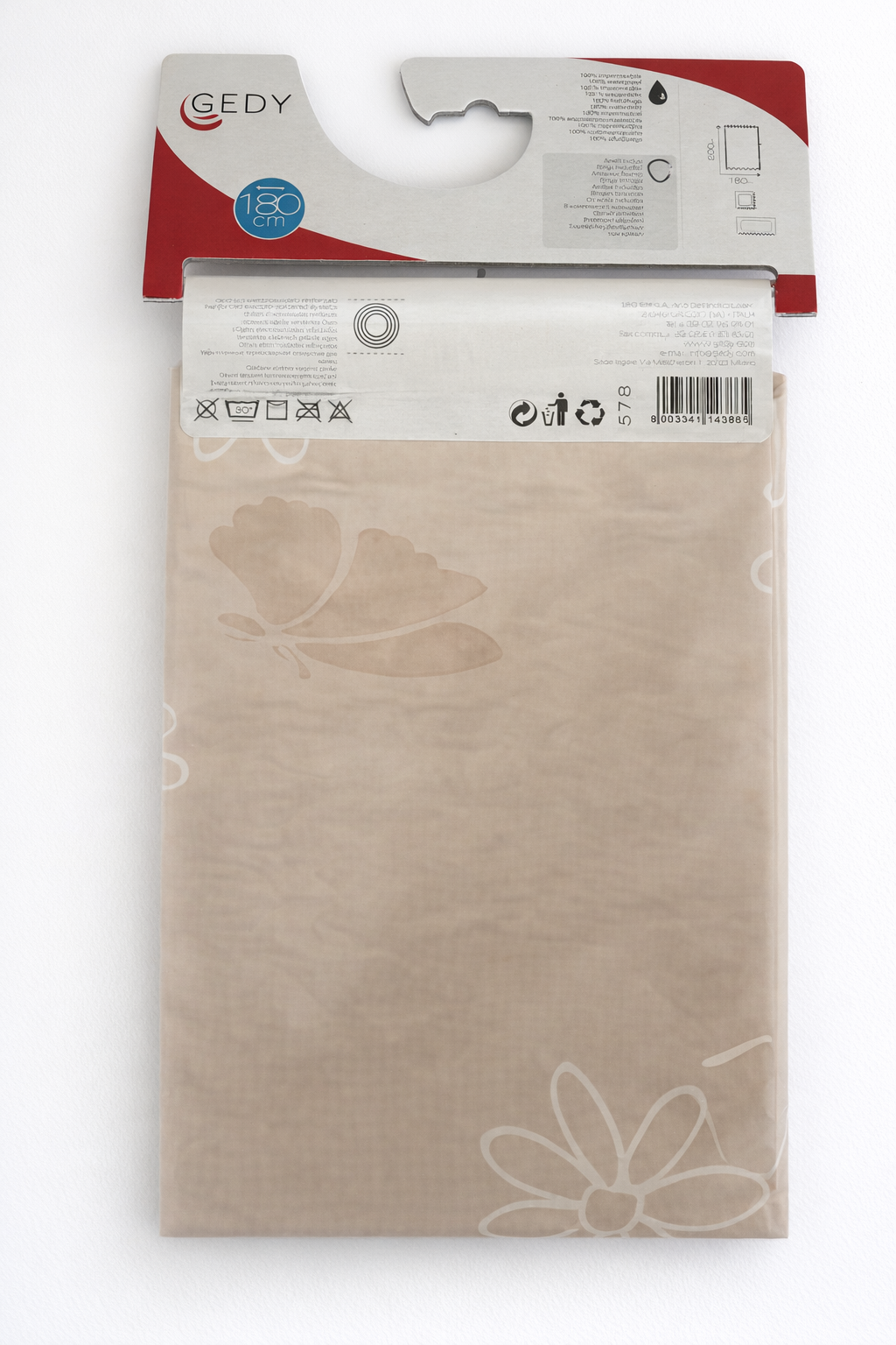 GEDY - TENDA DOCCIA O VASCA BUTTERFLY