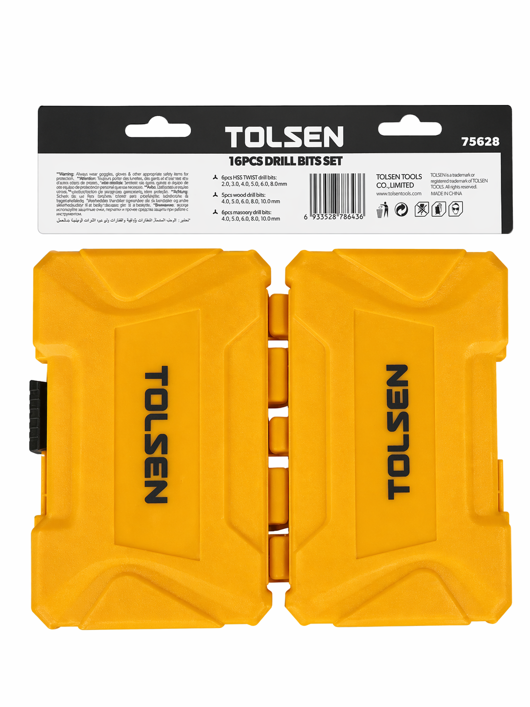 SET DI 16 PUNTE PER TRAPANO TOLSEN (MOD. 75628)