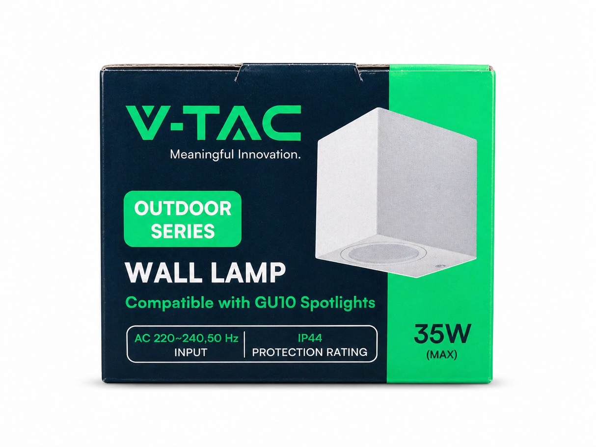 APPLIQUE DA PARETE V-TAC - WALL LAMP QUADRATO