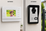 KIT VIDEOCITOFONO MONOFAMILIARE A 2 FILI MIRO BY PROXE