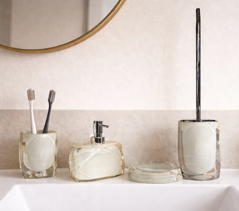 GEDY - SET ACCESSORI BAGNO - SERIE CHANELLE