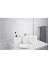 GEDY - SET ACCESSORI BAGNO - SERIE QUADROTTO