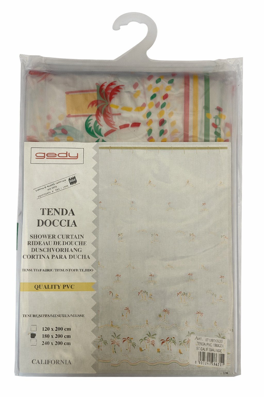 GEDY - TENDA DOCCIA O VASCA CALIFORNIA
