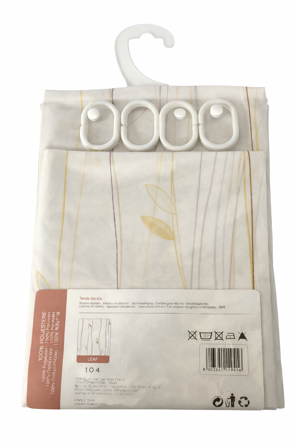 GEDY - TENDA DOCCIA O VASCA LEAF