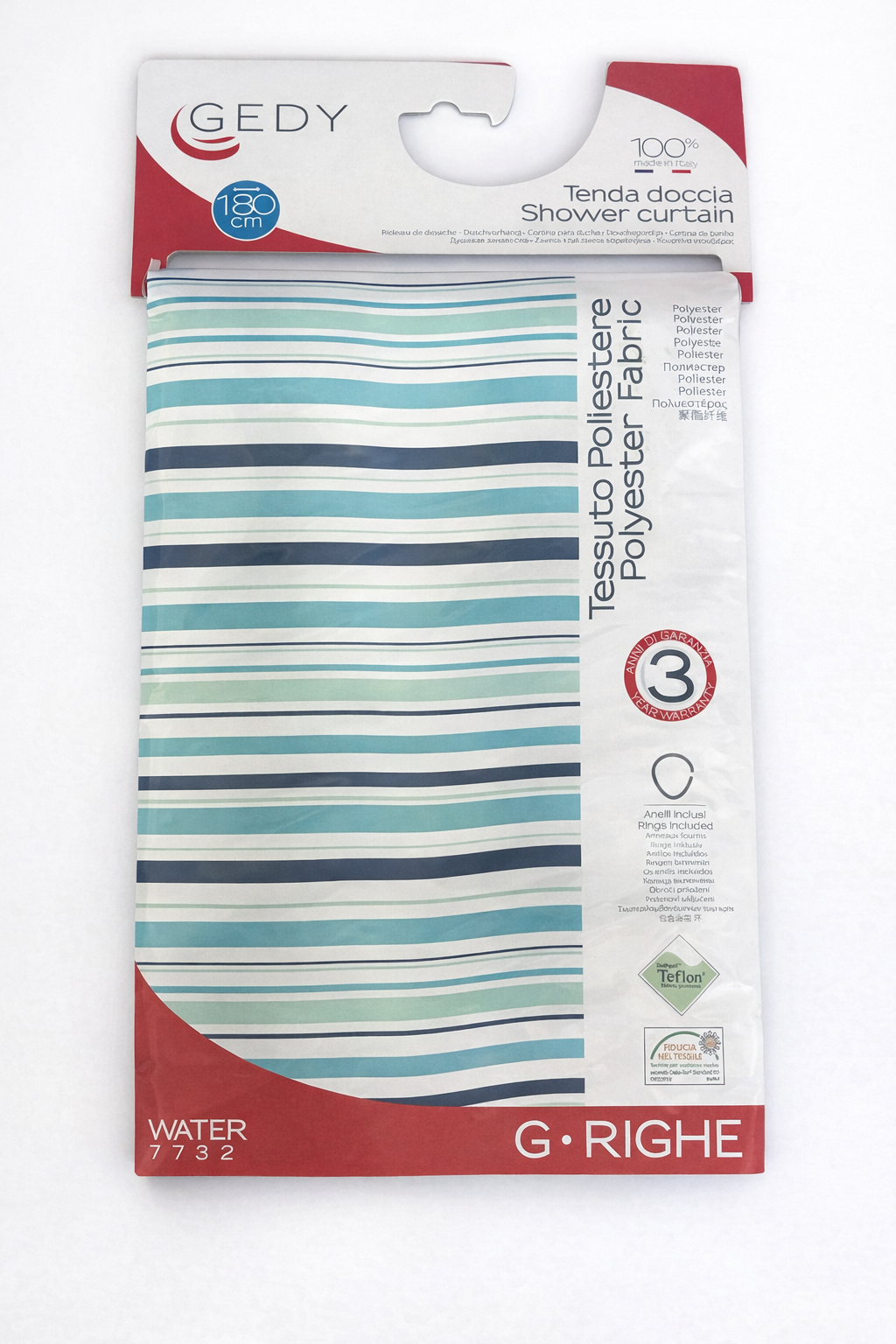 GEDY - TENDA DOCCIA O VASCA RIGHE