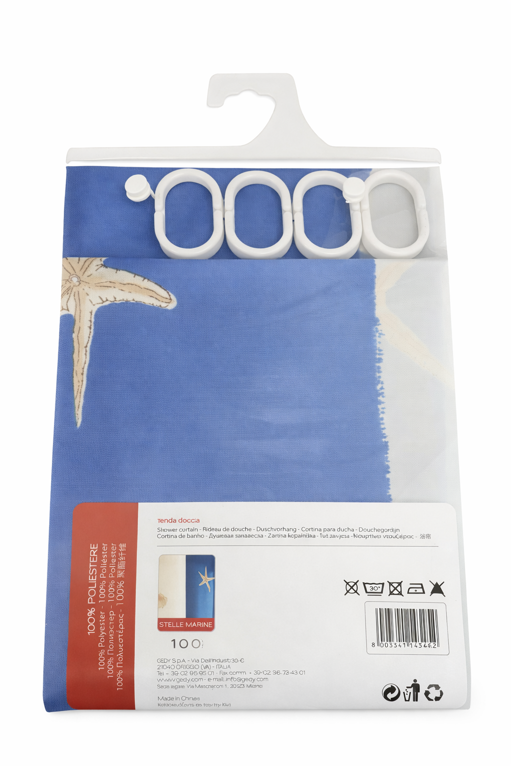 GEDY - TENDA DOCCIA O VASCA STELLE MARINE