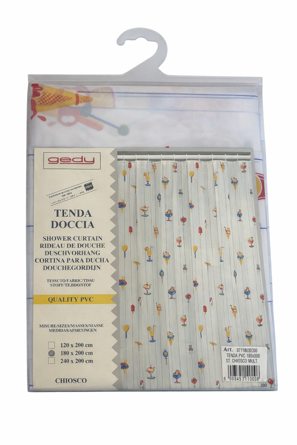 GEDY - TENDA DOCCIA O VASCA CHIOSCO