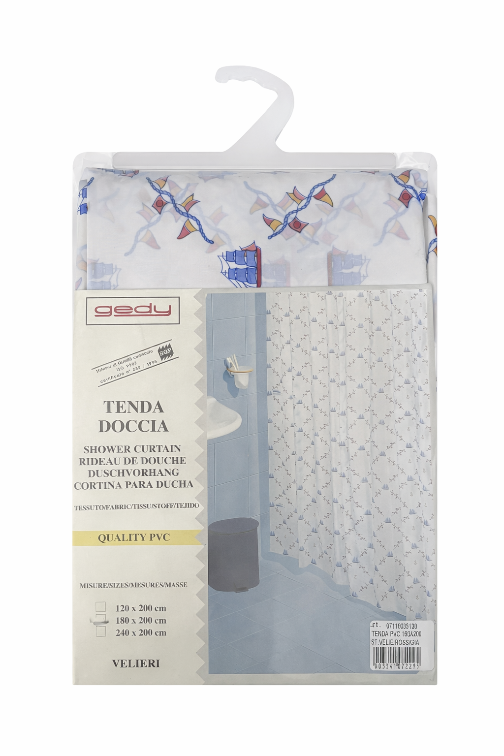 GEDY - TENDA DOCCIA O VASCA VELIERI