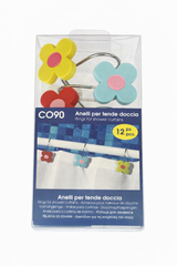 GEDY - ANELLI PER TENDA DOCCIA O VASCA