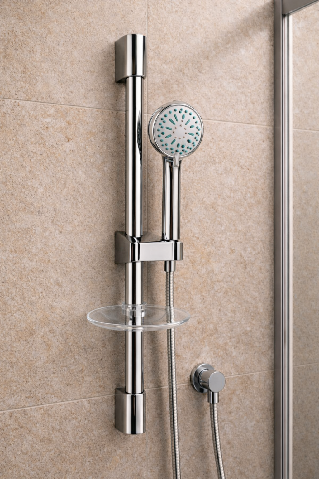 METAFORM - SALISCENDI PER DOCCIA AQUALINE CON DOCCETTA TONDA