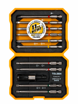 SET DI 11 INSERTI CON PORTAINSERTI MAGNETICO TOLSEN EASY TWIRL (MOD. 20375)