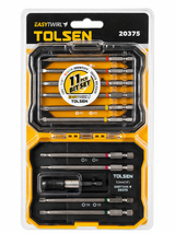 SET DI 11 INSERTI CON PORTAINSERTI MAGNETICO TOLSEN EASY TWIRL (MOD. 20375)