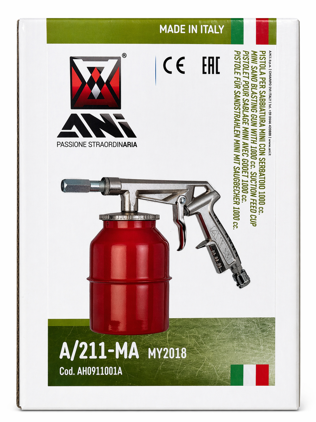PISTOLA PER SABBIATURA ANI