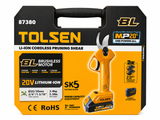 KIT FORBICI DA POTATURA ELETTRICHE TOLSEN