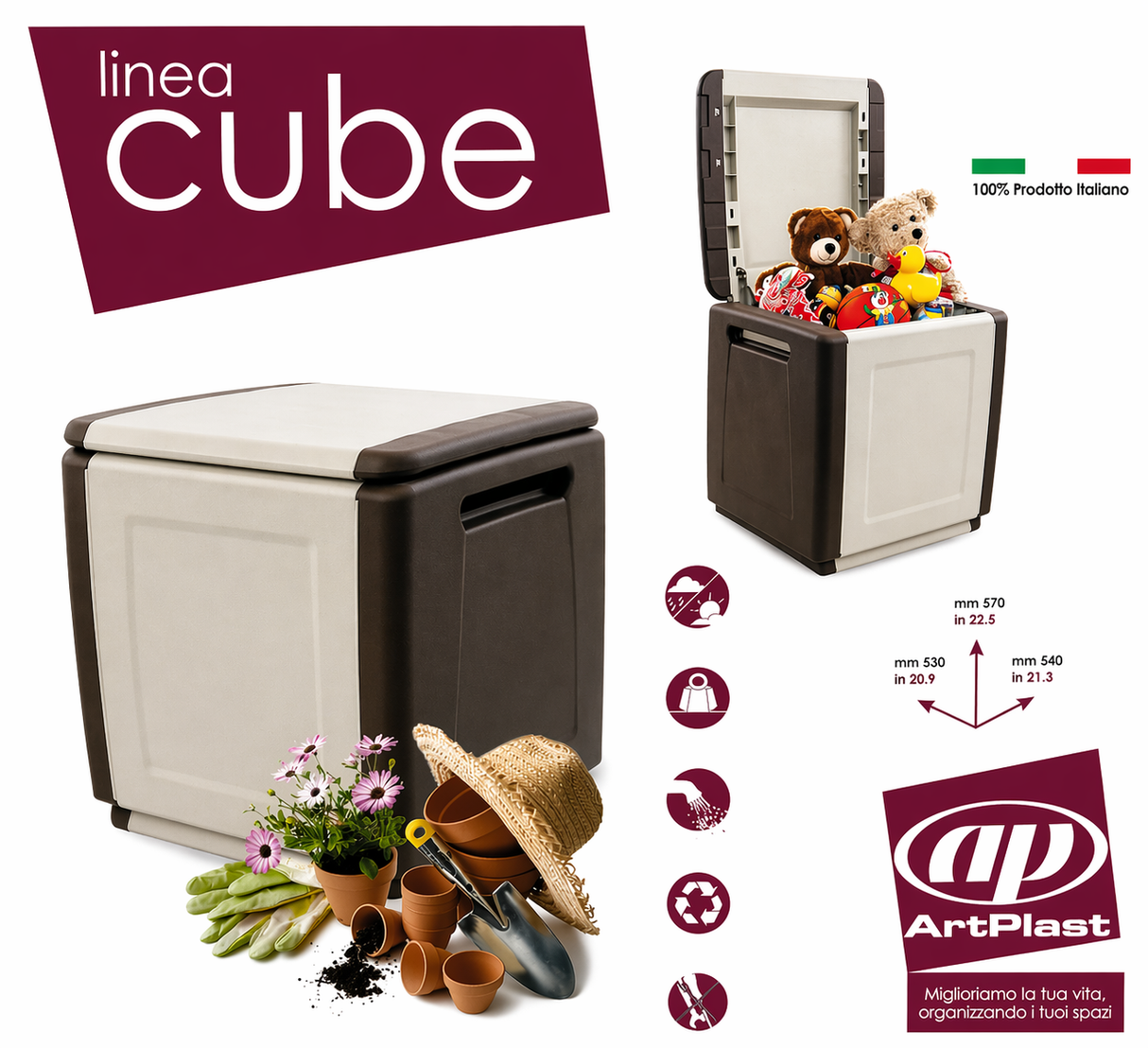 CUBO PORTAOGGETTI