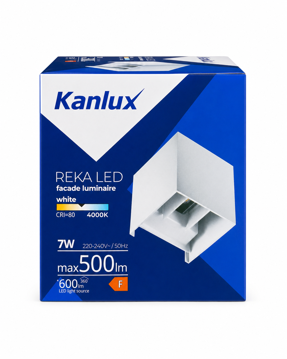 APPLIQUE DA PARETE KANLUX - REKA LED CUBO