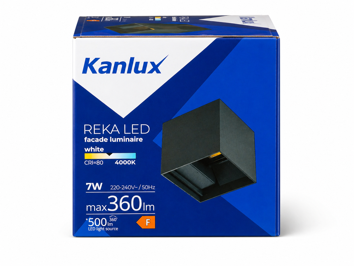 APPLIQUE DA PARETE KANLUX - REKA LED CUBO