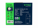 APPLIQUE DA PARETE V-TAC - WALL LAMP TONDO