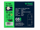 APPLIQUE DA PARETE V-TAC - WALL LAMP TONDO