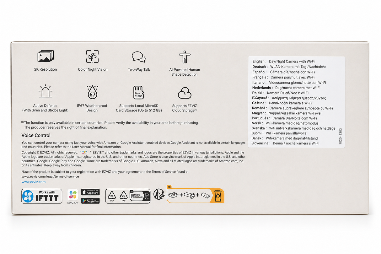 TELECAMERA DI SICUREZZA EZVIZ H3C