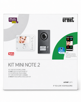 KIT VIDEOCITOFONO BIFAMILIARE A 2 FILI URMET