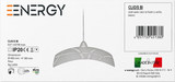 LAMPADARIO A SOSPENSIONE E-ENERGY - CLIO/S