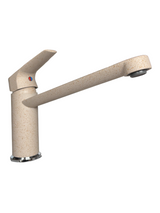 EURODOMO - MISCELATORE MONOCOMANDO LAVELLO BEIGE