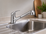 REMER - MISCELATORE MONOCOMANDO LAVELLO CON DOCCIA ESTRAIBILE - SERIE KISS